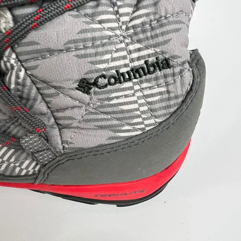 Columbia Loveland Shorty Omni-Heat Snow  Boots‎ in a grey w/red Size 7 M